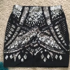 Black skirt from express